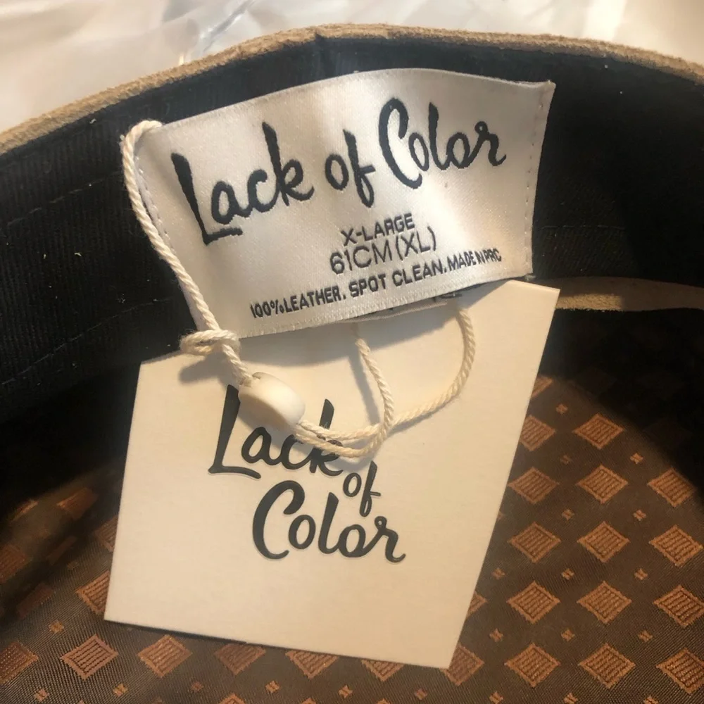 Lack Of Color Lola Suede Taupe Hat. NWT! Sz L 59, XL (61 - Picture 9 of 12
